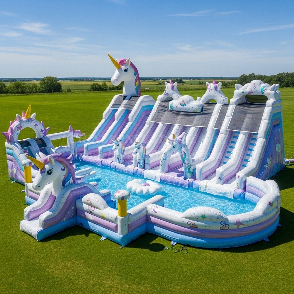 Pool3-541 Unicorn Theme Pool Water Park