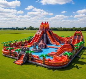 Pool3-544 Volcano Theme Pool Water Park