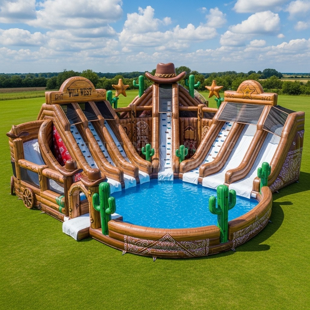 Pool3-547 Wild West Theme Pool Water Park