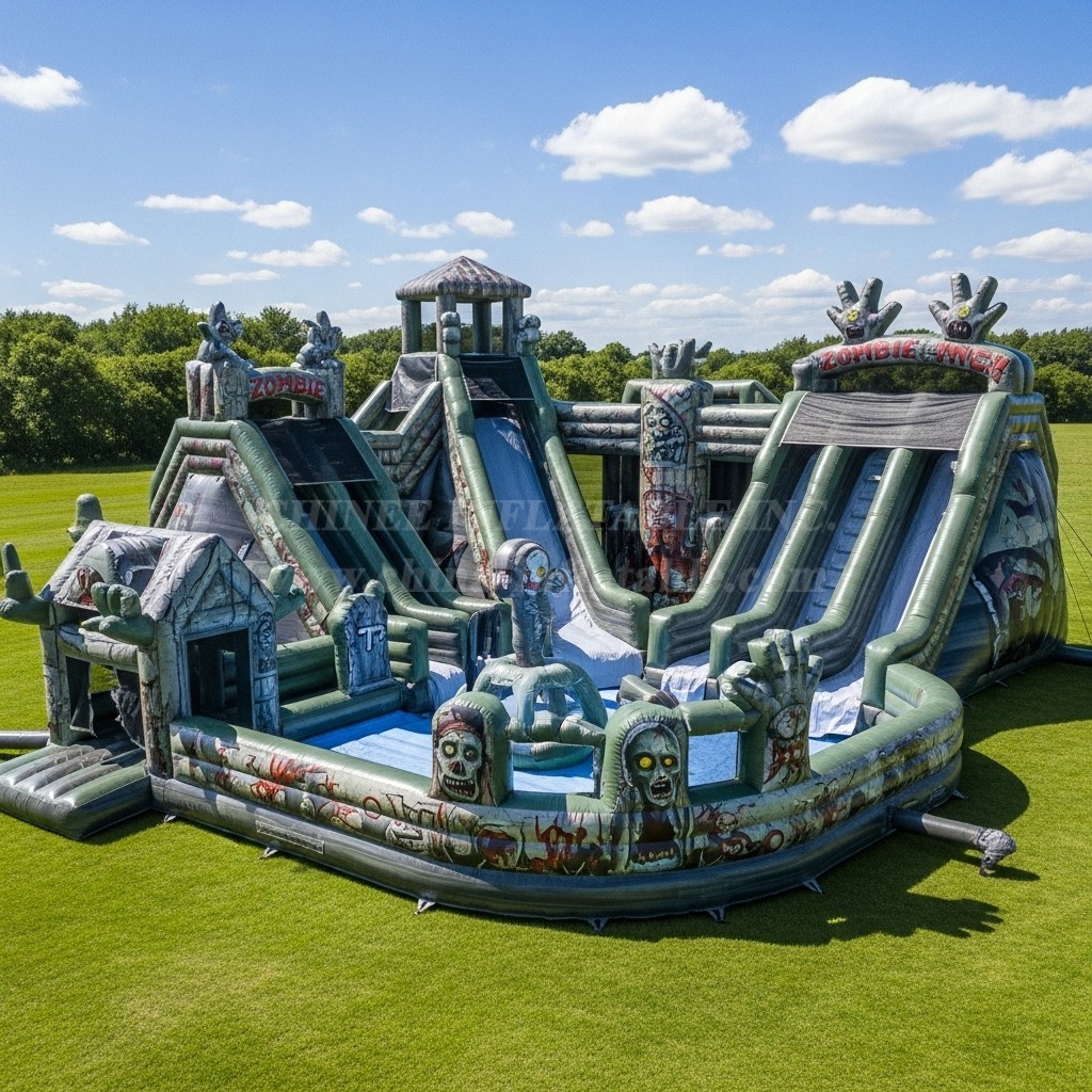 Pool3-554 Zombie Theme Pool Water Park