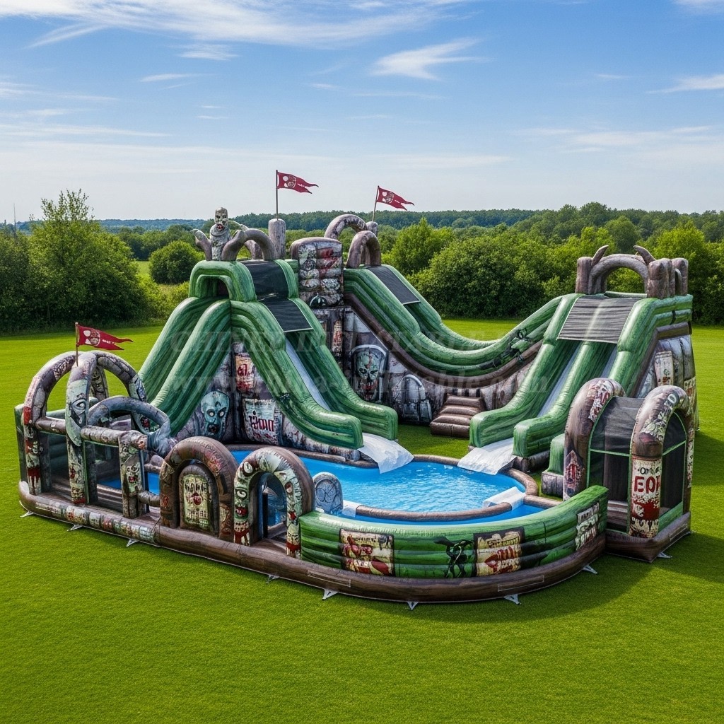 Pool3-555 Zombie Theme Pool Water Park