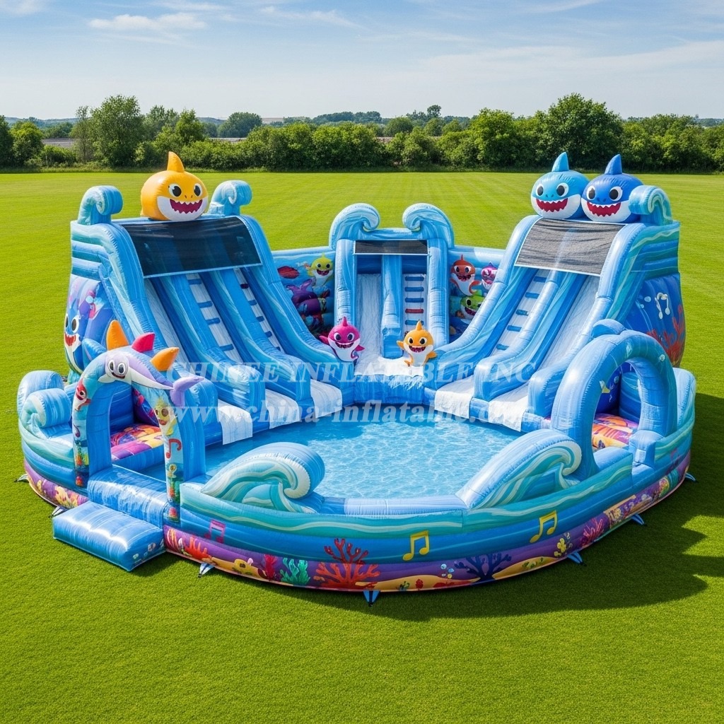 Pool3-561 Baby Shark Theme Pool Water Park