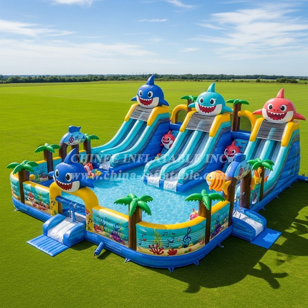 Pool3-562 Baby Shark Theme Pool Water Park