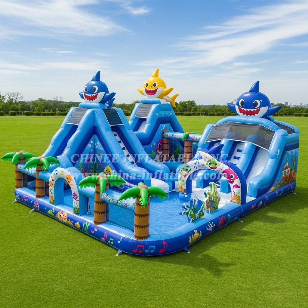 Pool3-563 Baby Shark Theme Pool Water Park
