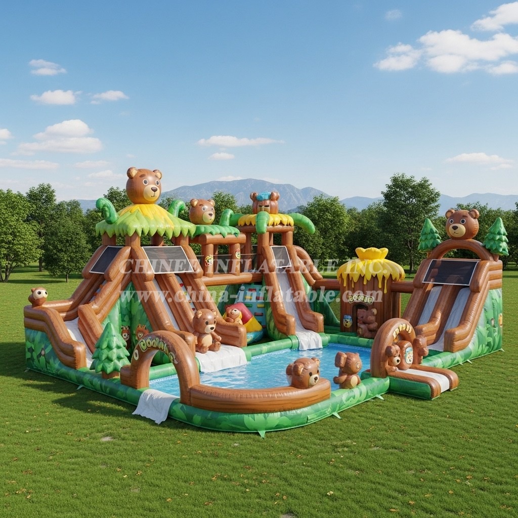Pool3-582 Boonie Bears Theme Pool Water Park