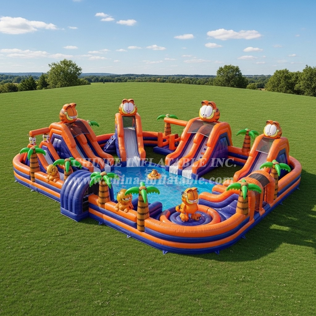 Pool3-605 Garfield Theme Pool Water Park