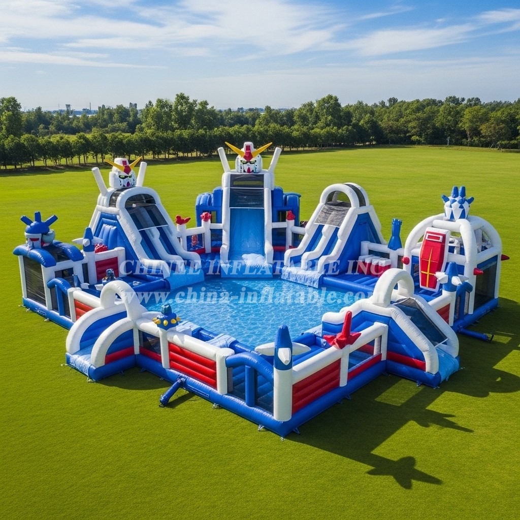 Pool3-608 Gundam Theme Pool Water Park