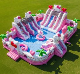 Pool3-610 Hello Kitty Theme Pool Water Park