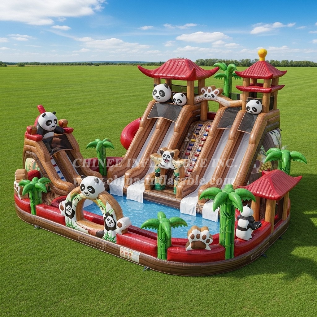 Pool3-617 Kung Fu Panda Theme Pool Water Park