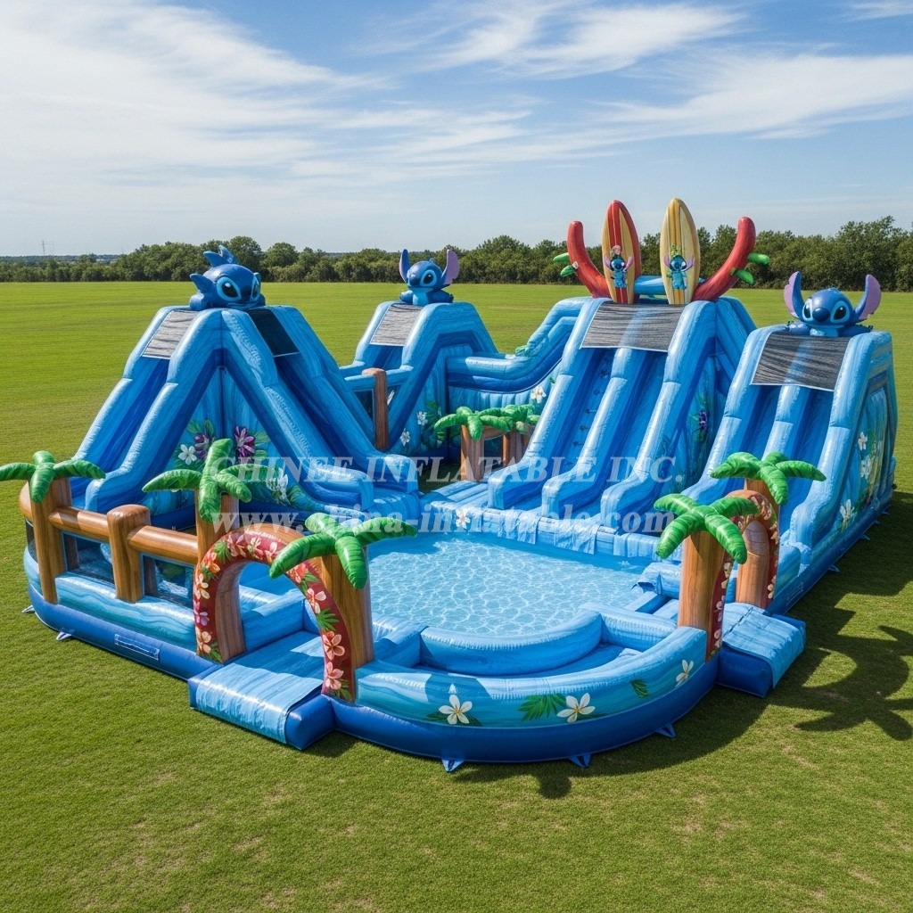 Pool3-623 Lilo & Stitch Theme Pool Water Park