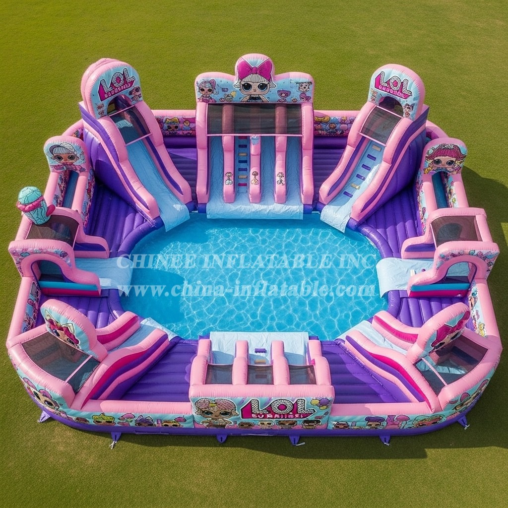 Pool3-625 L.O.L.SURPRISE Theme Pool Water Park