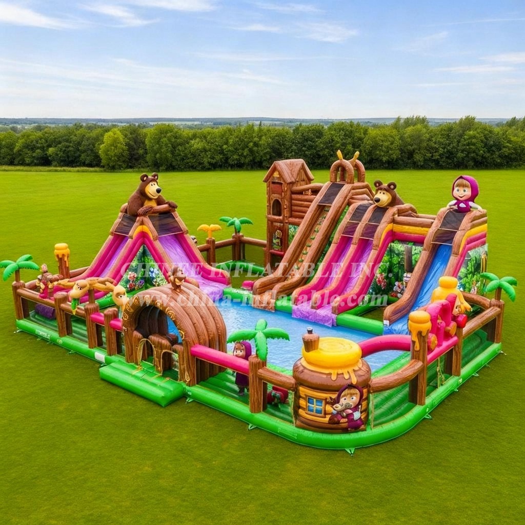 Pool3-631 Masha and the Bear Theme Pool Water Park