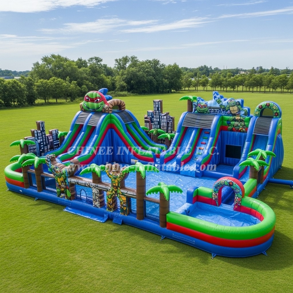 Pool3-654 Ninja Turtles Theme Pool Water Park