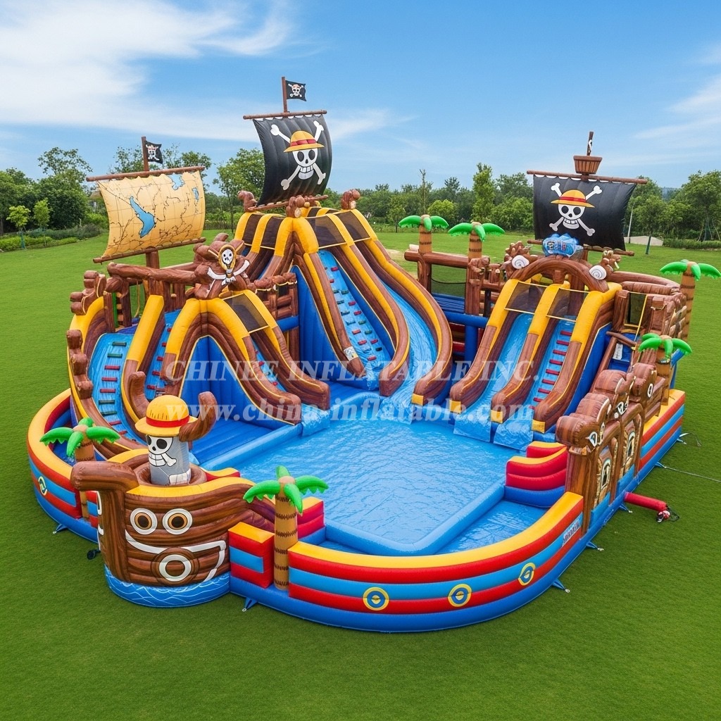Pool3-657 One Piece Theme Pool Water Park