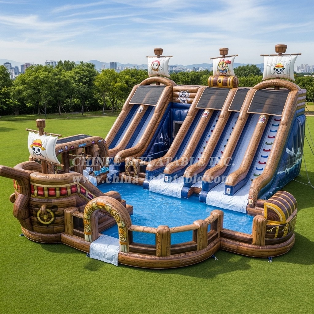 Pool3-658 One Piece Theme Pool Water Park