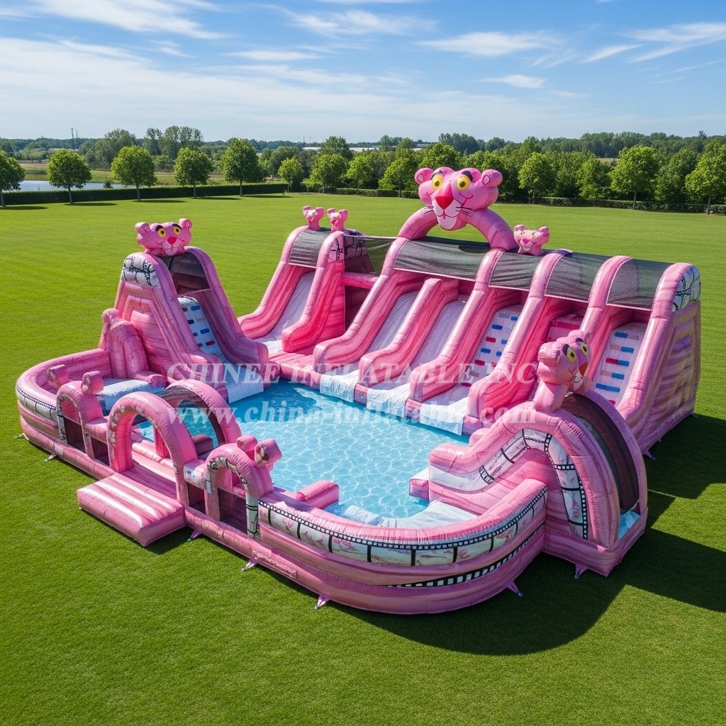 Pool3-664 Pink Panther Theme Pool Water Park