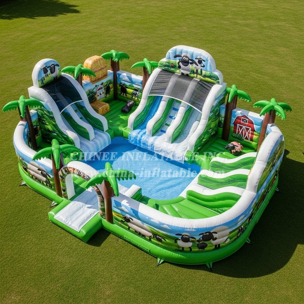 Pool3-680 Shaun the Sheep Theme Pool Water Park