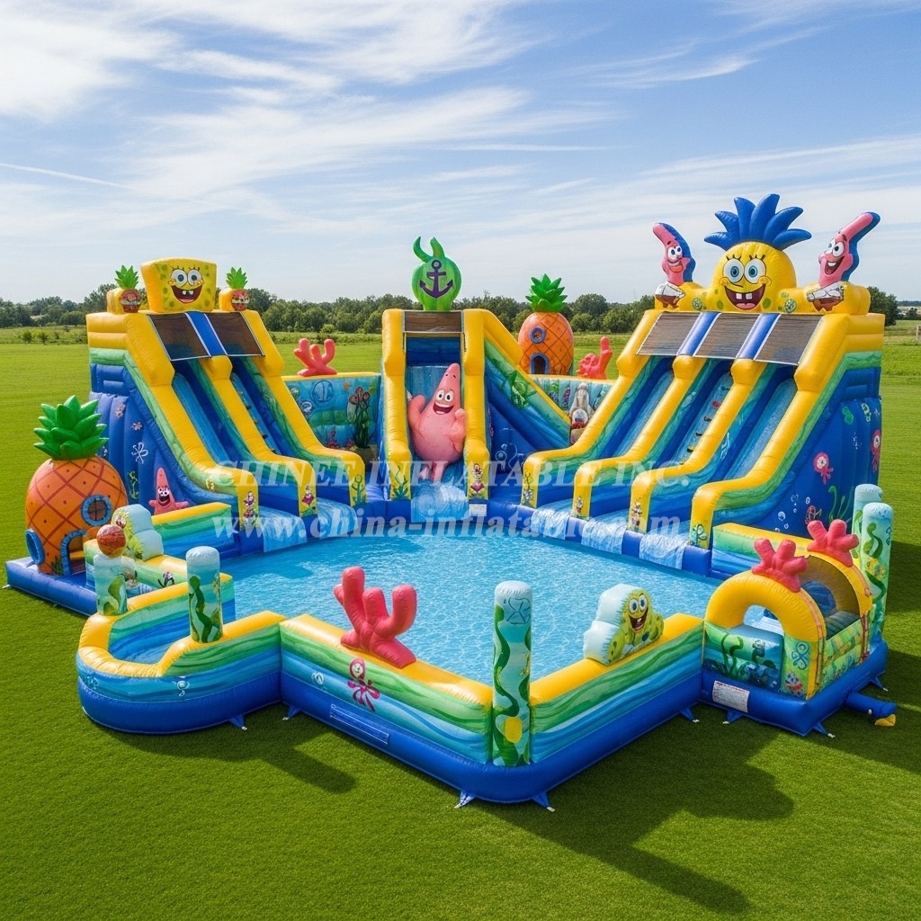 Pool3-690 SpongeBob Theme Pool Water Park
