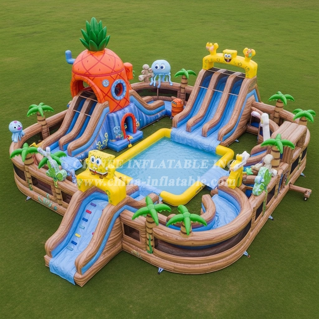 Pool3-692 SpongeBob Theme Pool Water Park
