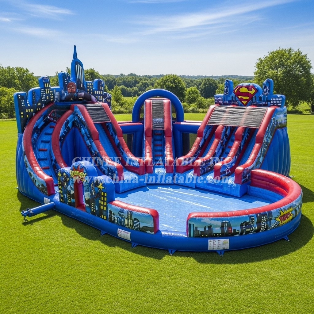 Pool3-698 Superhero Theme Pool Water Park