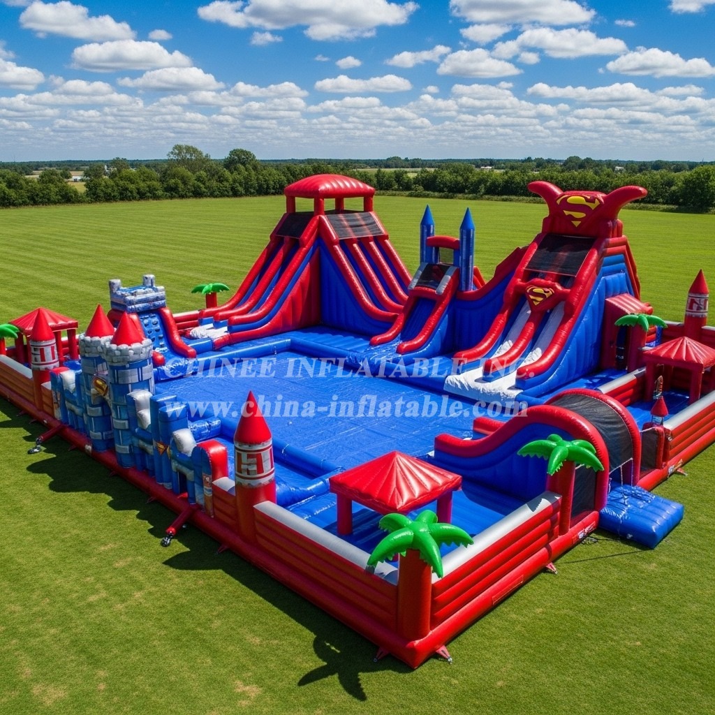 Pool3-699 Superman Theme Pool Water Park