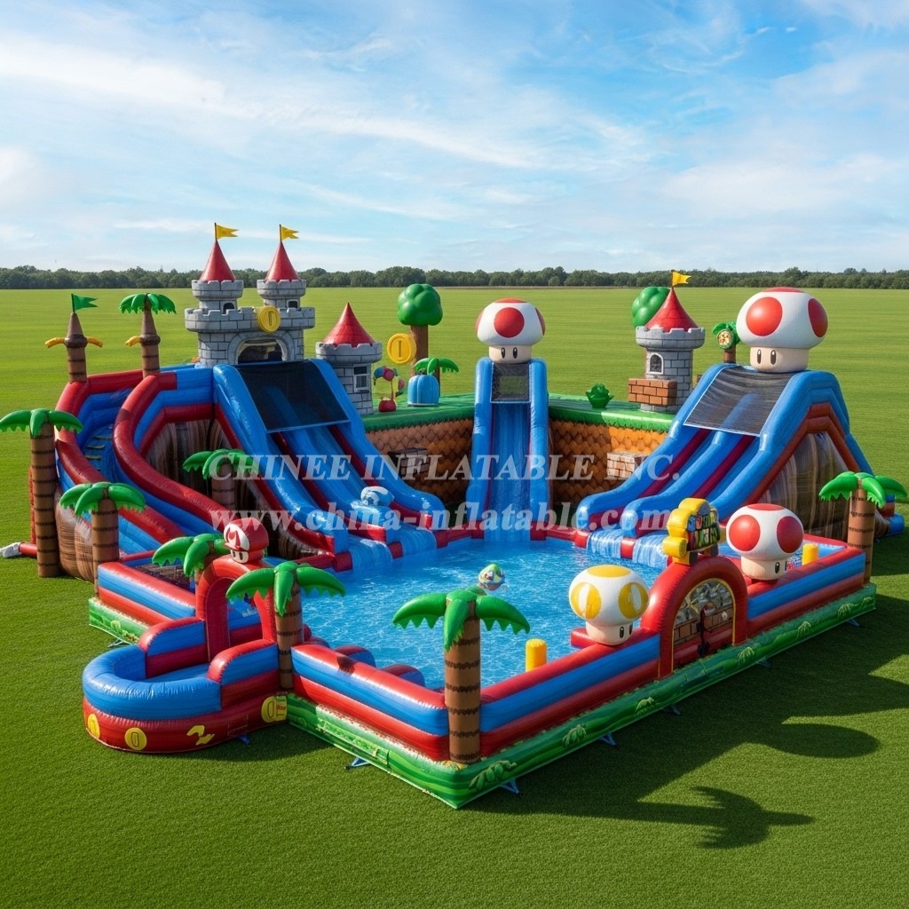 Pool3-702 Super Mario Theme Pool Water Park