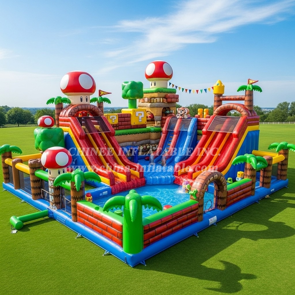 Pool3-704 Super Mario Theme Pool Water Park