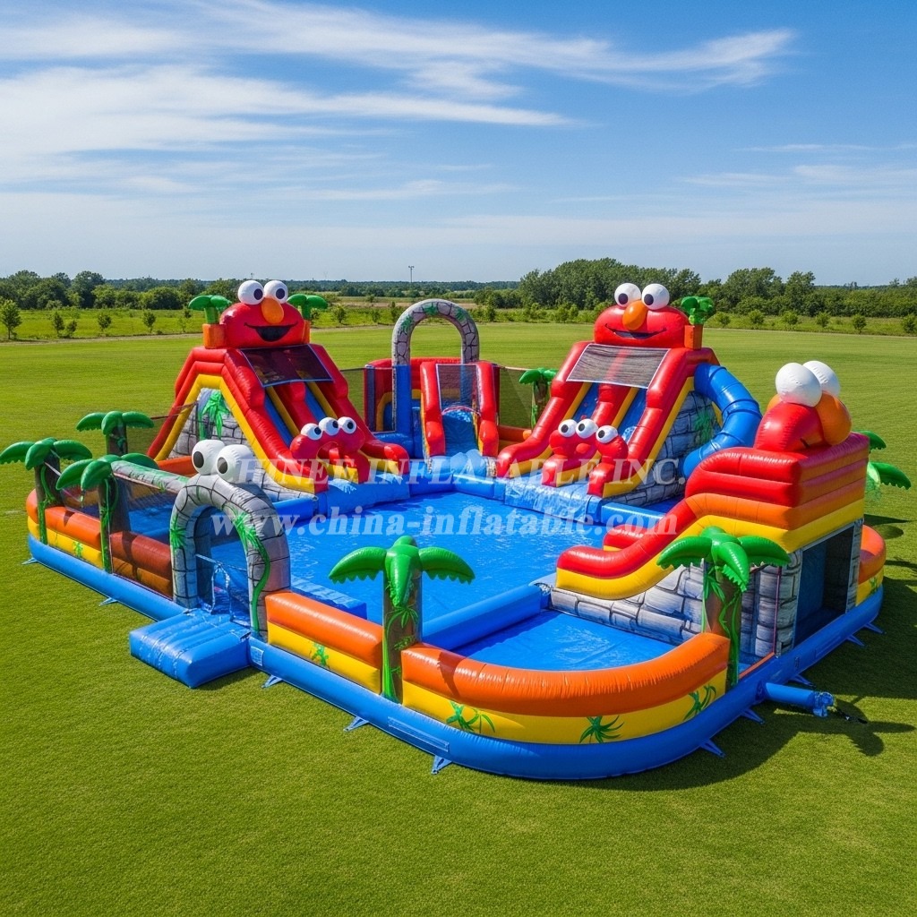Pool3-725 Tickle Me Elmo Theme Pool Water Park