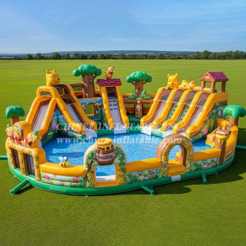 Pool3-736 Winnie the Pooh Theme Pool Water Park