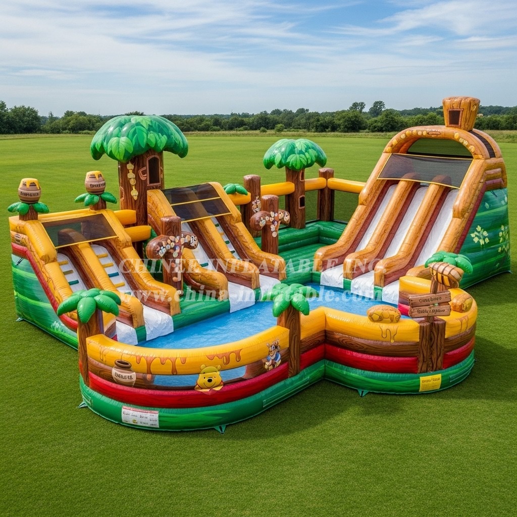Pool3-737 Winnie the Pooh Theme Pool Water Park
