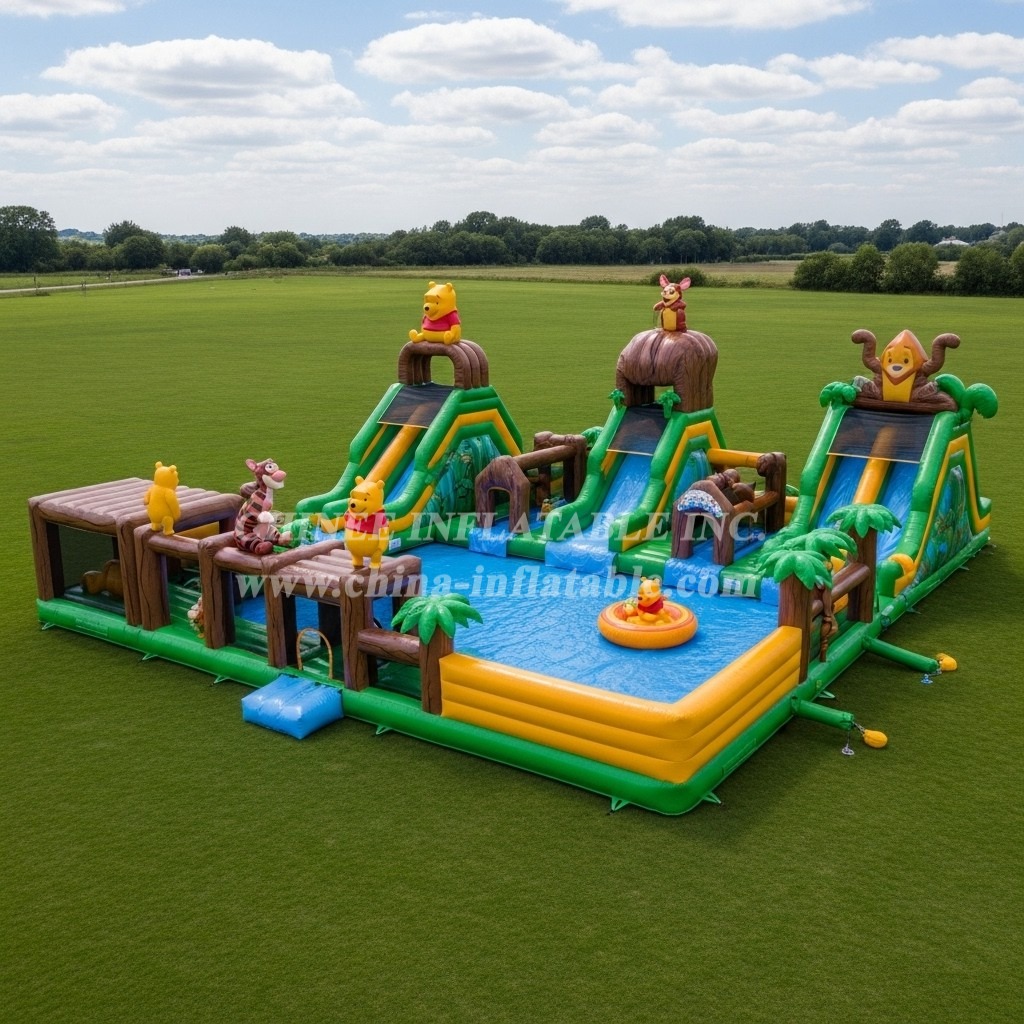 Pool3-738 Winnie the Pooh Theme Pool Water Park