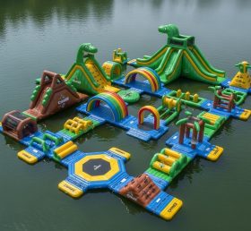 S377 Dinosaur Theme Inflatable Water Park