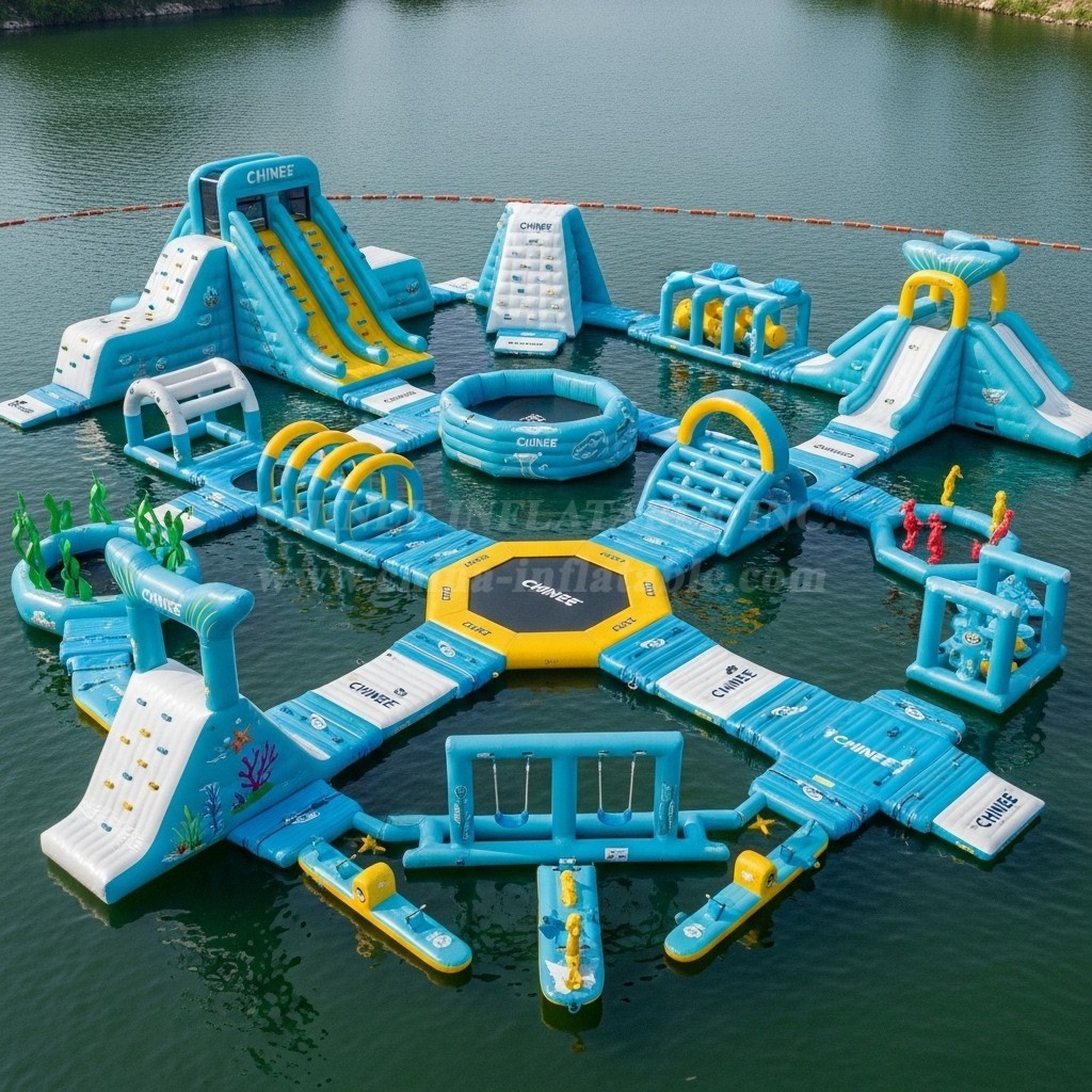 S383 Ocean Theme Inflatable Water Park