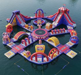 S418 Circus Theme Inflatable Water Park