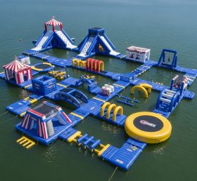S419 Circus Theme Inflatable Water Park