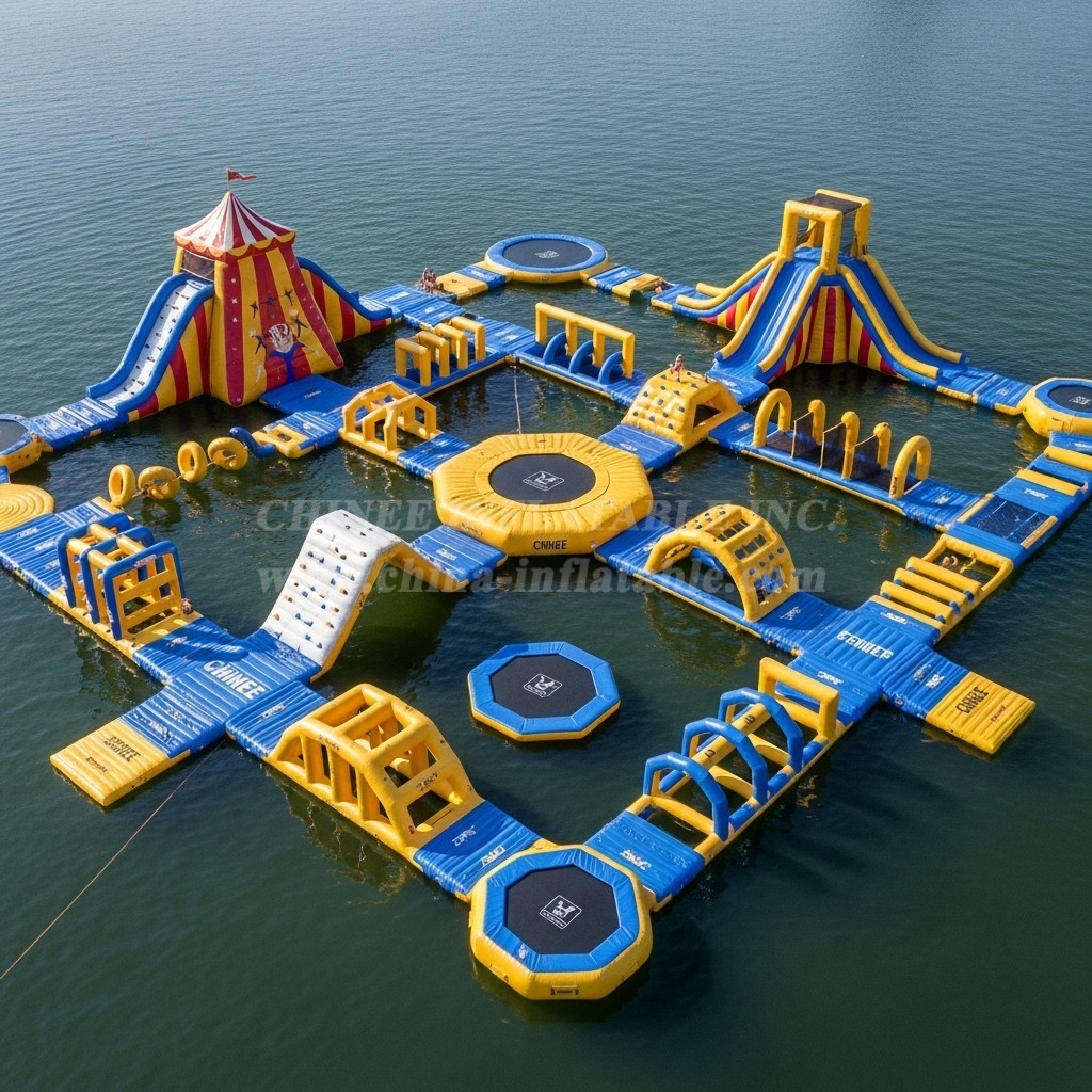 S420 Circus Theme Inflatable Water Park