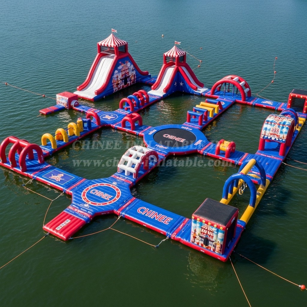 S425 Circus Theme Inflatable Water Park