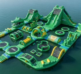 S429 Crocodile Theme Inflatable Water Park