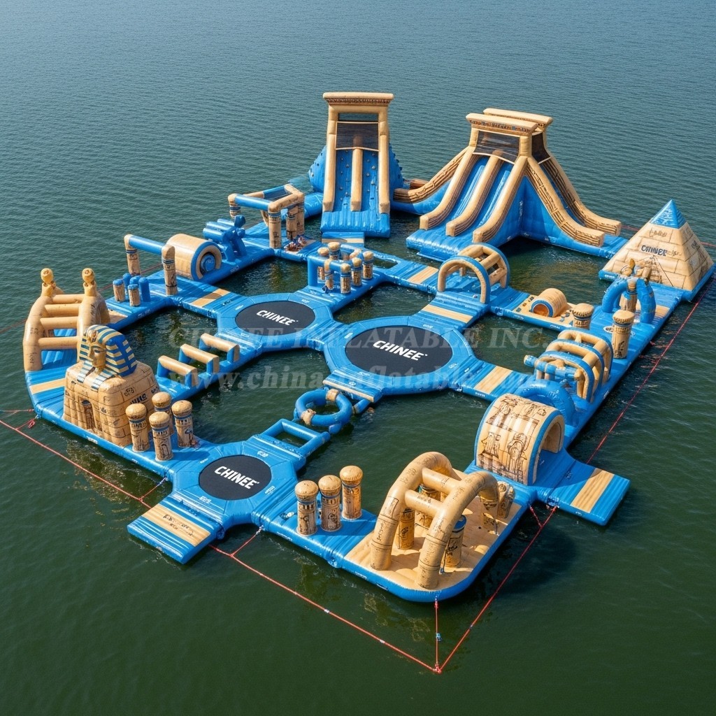 S445 Egypt Theme Inflatable Water Park