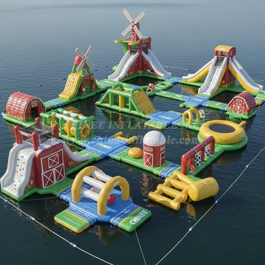 S455 Farm Theme Inflatable Water Park