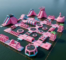 S473 Flamingo Theme Inflatable Water Park