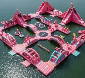 S475 Flamingo Theme Inflatable Water Park