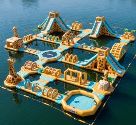 S484 Giraffe Theme Inflatable Water Park