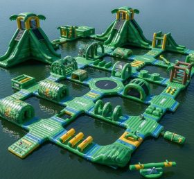 S488 Jungle Theme Inflatable Water Park