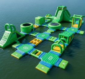 S494 Jungle Theme Inflatable Water Park