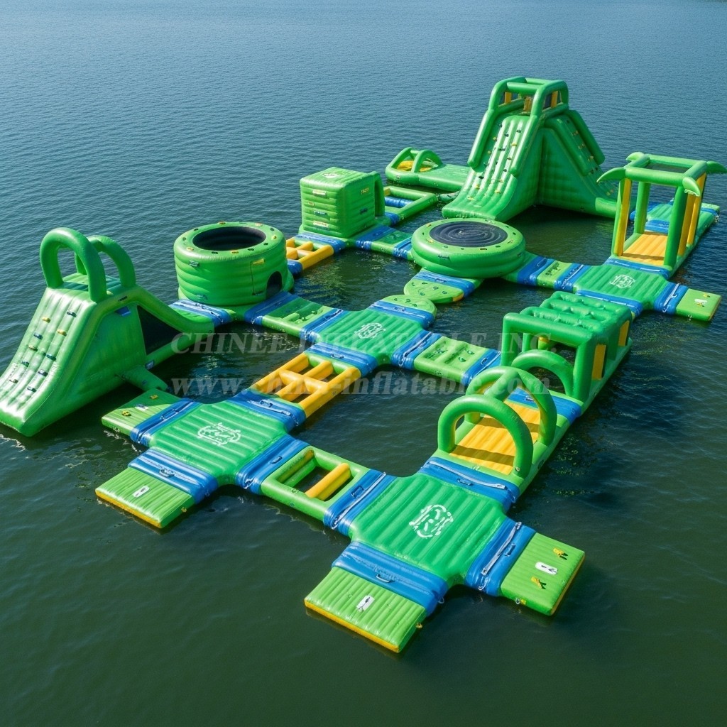 S494 Jungle Theme Inflatable Water Park