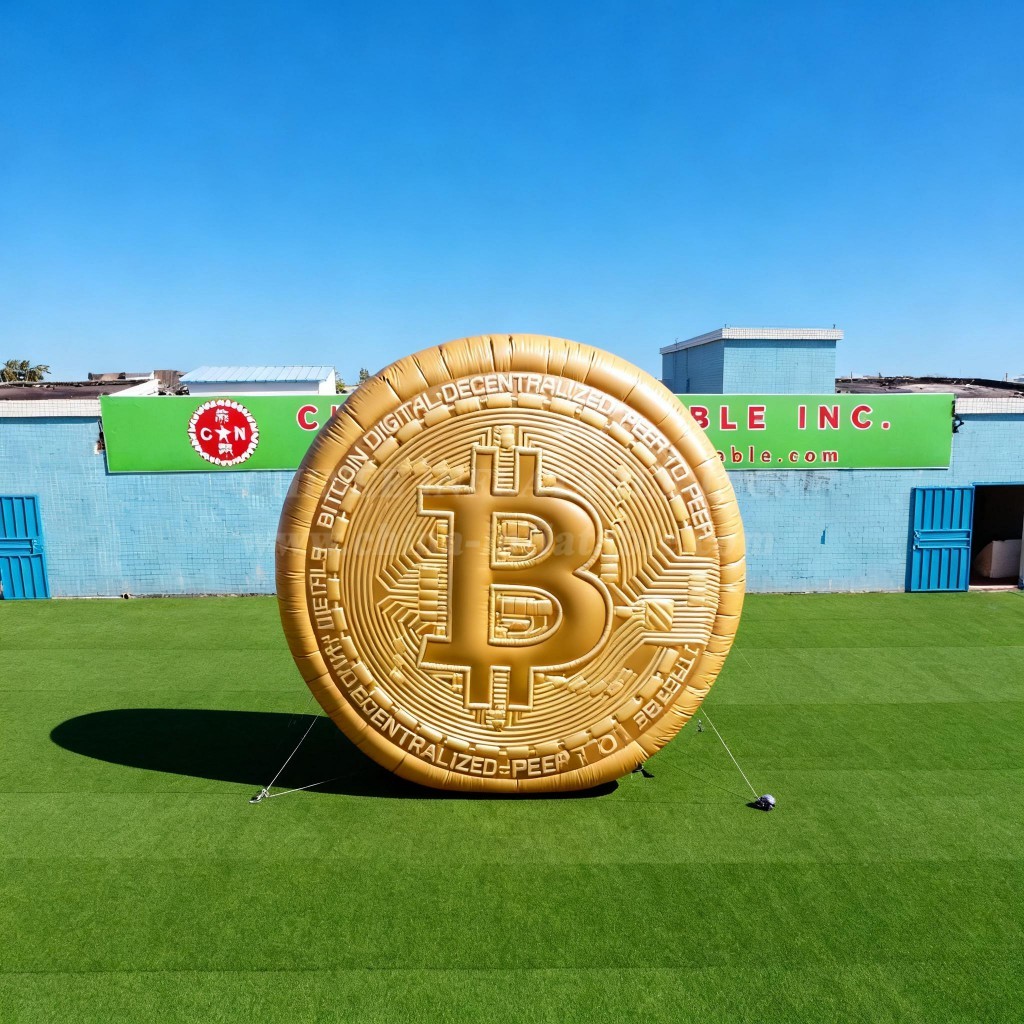 S5-073 Bitcoin Cryptocurrency Coin Inflatable Model Product