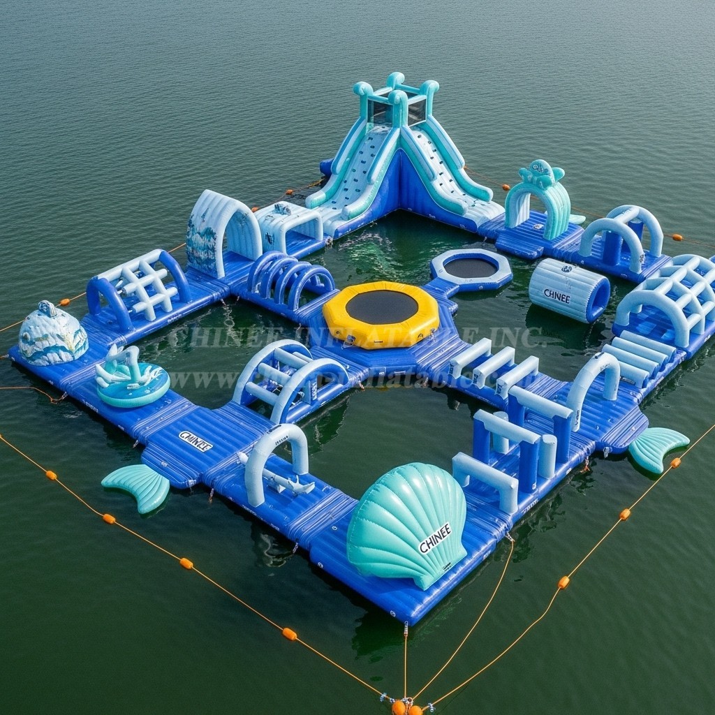 S501 Mermaid Theme Inflatable Water Park