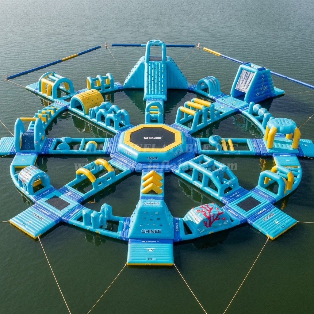 S516 Ocean Theme Inflatable Water Park