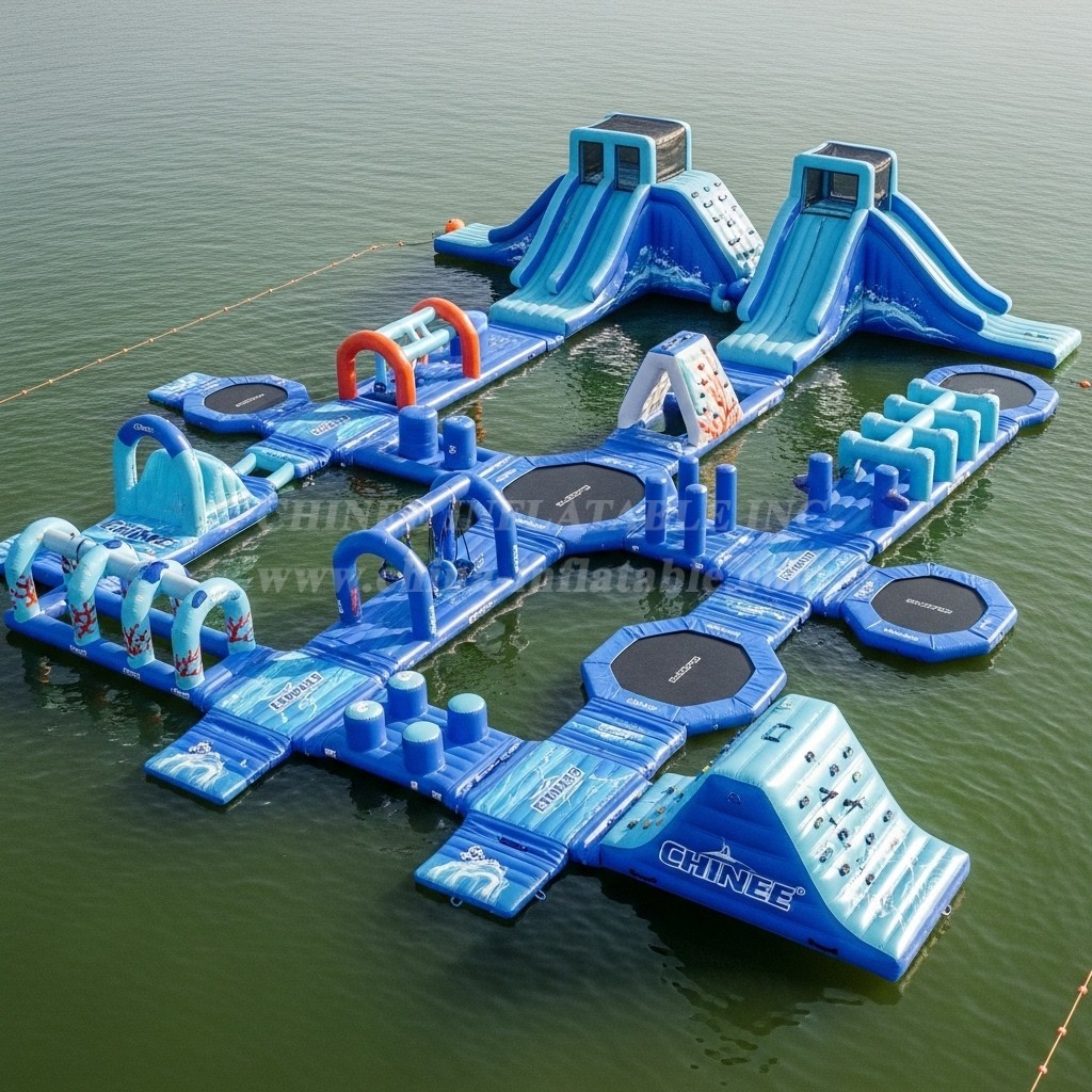 S519 Ocean Theme Inflatable Water Park